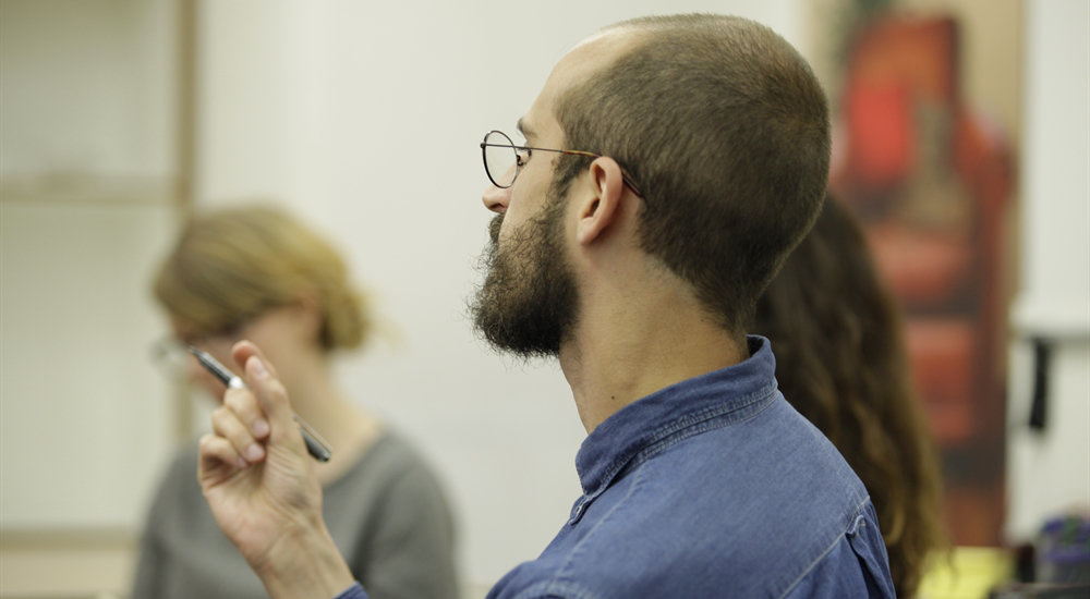 A Shelter digital lead attending a workshop. 